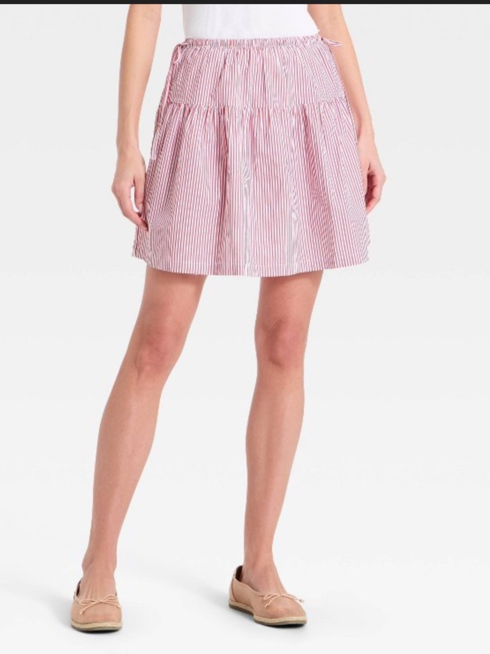 A New Day Tie Mini Skirt